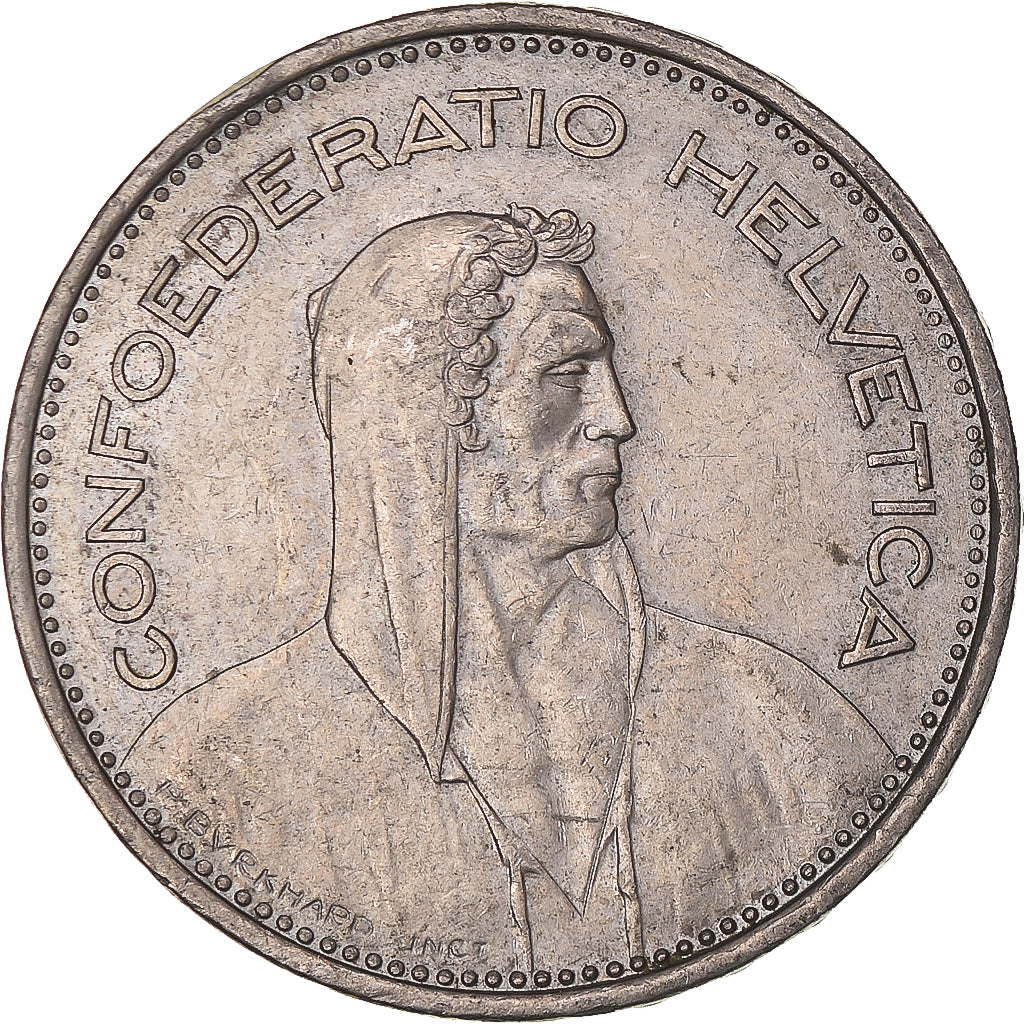 Münze, Schweiz, 5 Francs, 1980