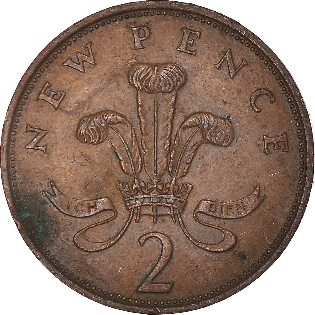 Monnaie, Grande-Bretagne, 2 New Pence, 1981
