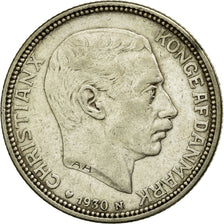 Coin, Denmark, Christian X, 2 Kroner, 1930, Copenhagen, EF(40-45), Silver