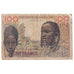 West African States, 1000 Francs, 1961, 1961-03-20, KM:103Ab, VG(8-10)