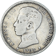Münze, Spanien, Peseta, 1903