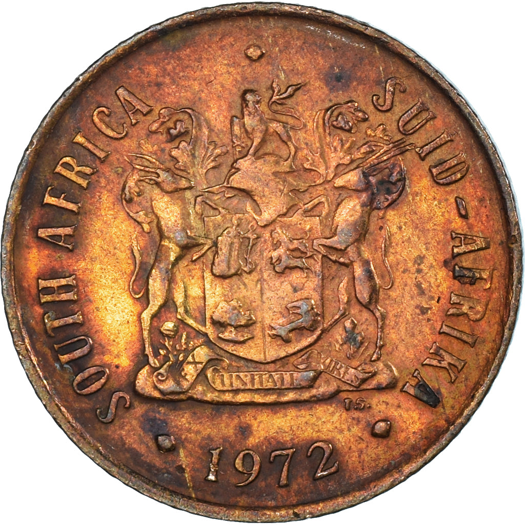 Münze, Südafrika, 2 Cents, 1972