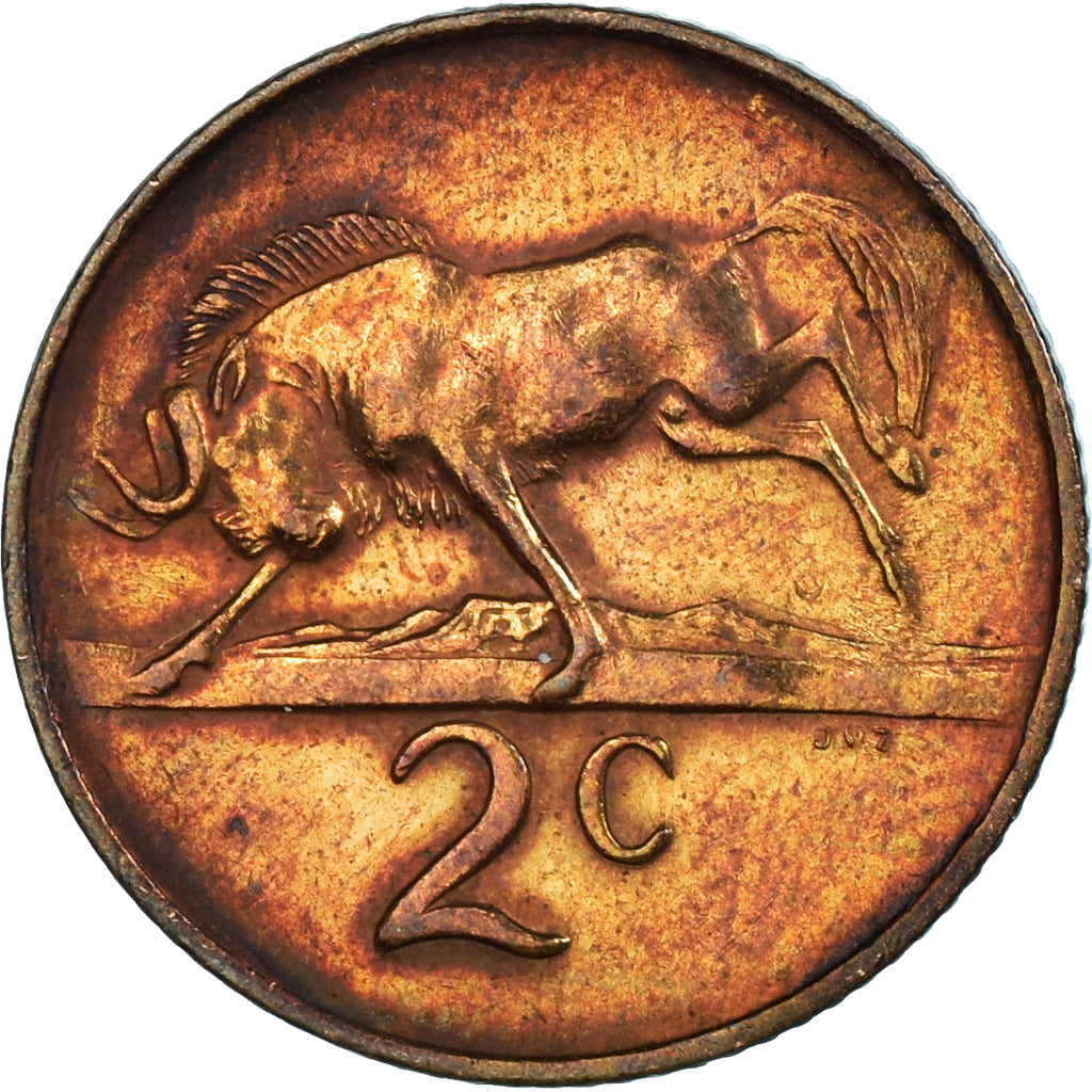 Münze, Südafrika, 2 Cents, 1972