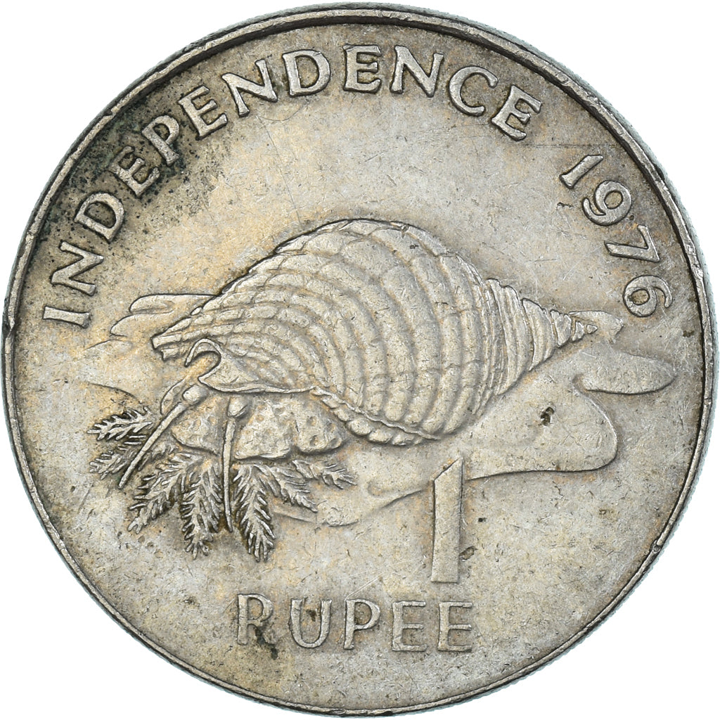 Monnaie, Seychelles, Rupee, 1976