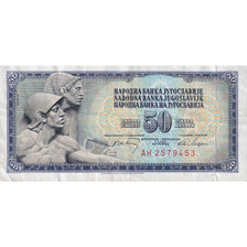 Yugoslavia, 50 Dinara, 1968, 1968-05-01, KM:83b, EF(40-45)