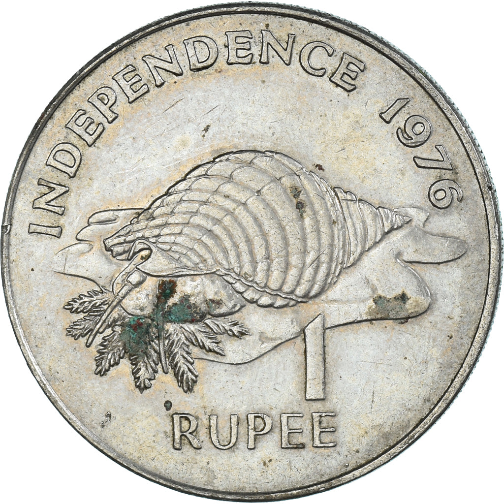 Monnaie, Seychelles, Rupee, 1976