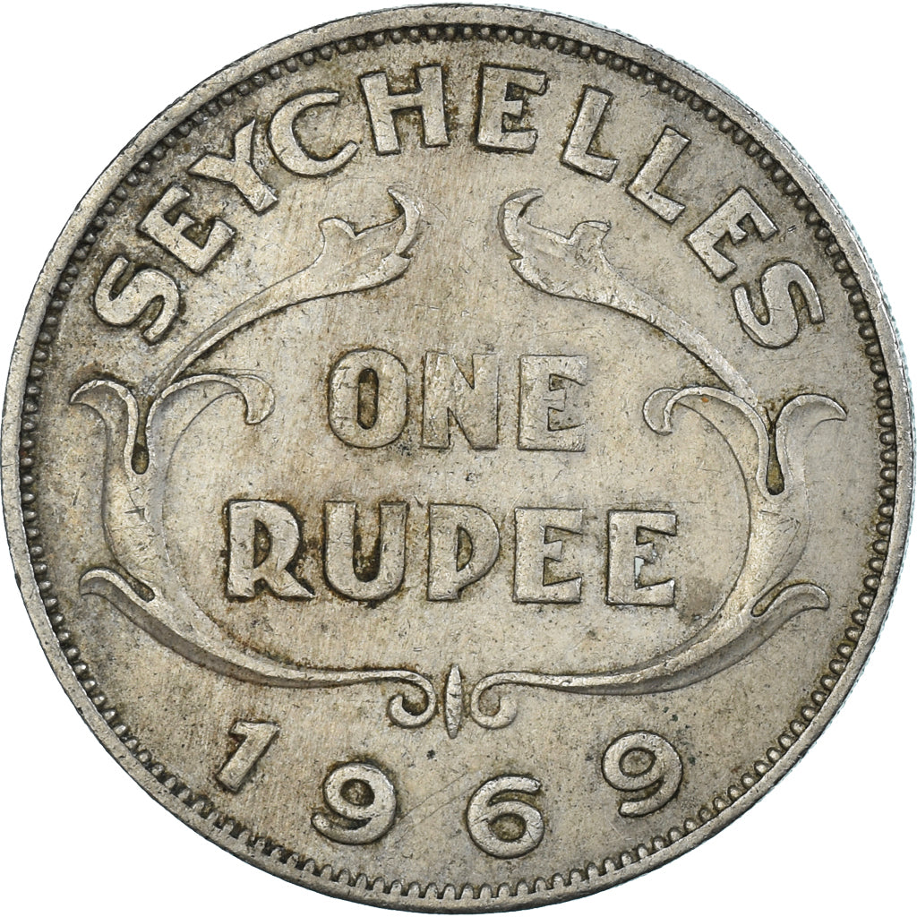 Moneta, Seychelles, Rupee, 1969