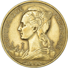 Moneta, AFARS E ISSAS FRANCESI, 20 Francs, 1968