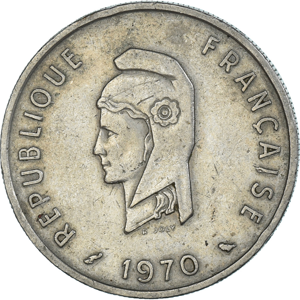 Münze, FRENCH AFARS & ISSAS, 50 Francs, 1970