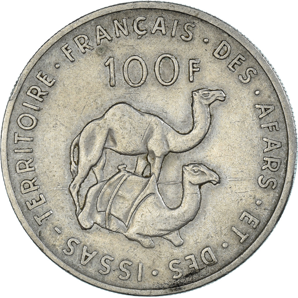 Moneta, FRANCUSKIE TERYTORIUM AFARÓW i ISÓW, 100 Francs, 1970