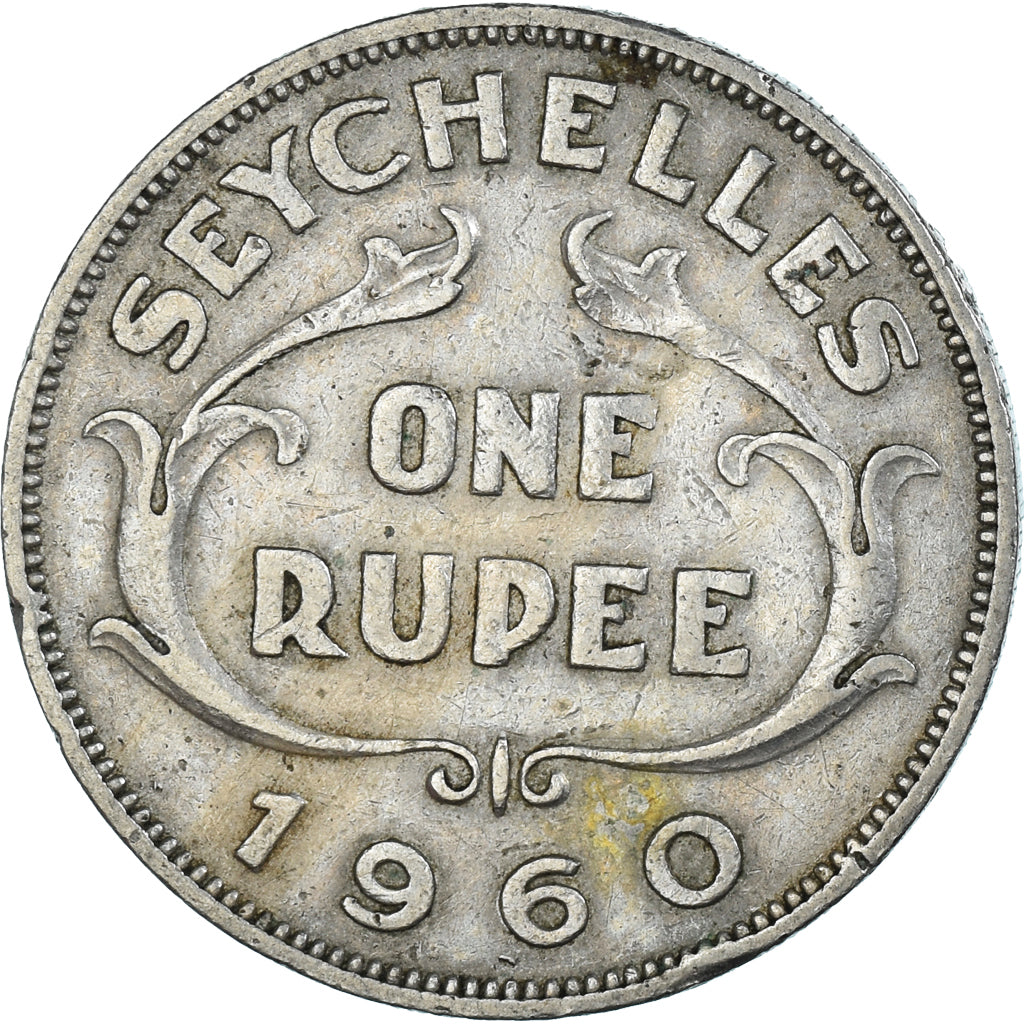 Monnaie, Seychelles, Rupee, 1960