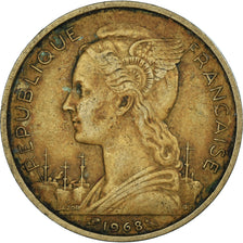 Moneta, AFARS E ISSAS FRANCESI, 20 Francs, 1968
