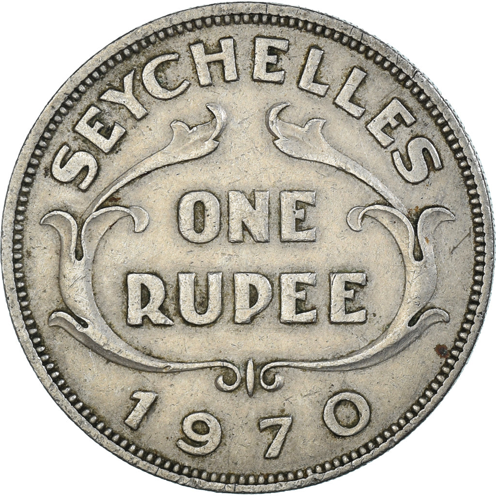 Monnaie, Seychelles, Rupee, 1970