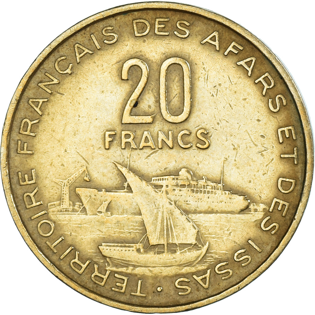 Coin, FRENCH AFARS & ISSAS, 20 Francs, 1968