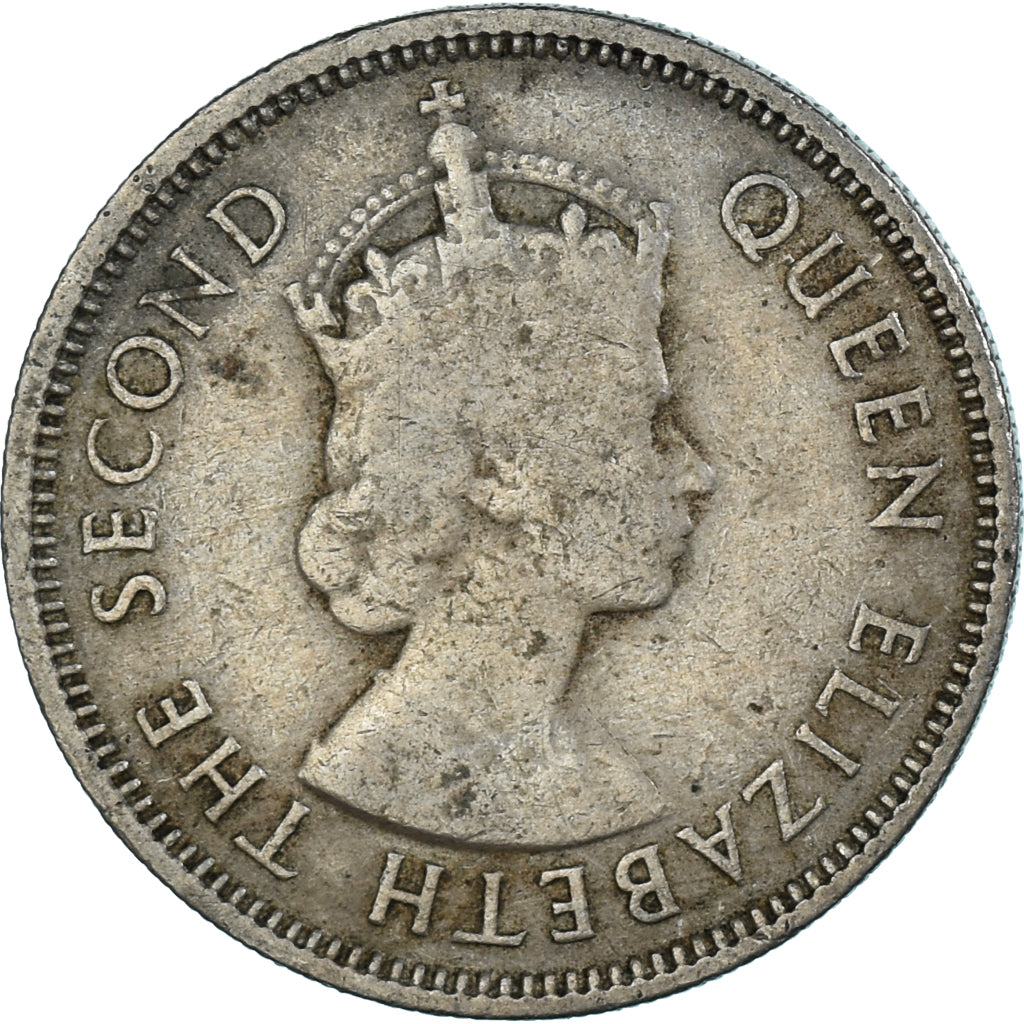 Moneta, Seychelles, 1/2 Rupee, 1954