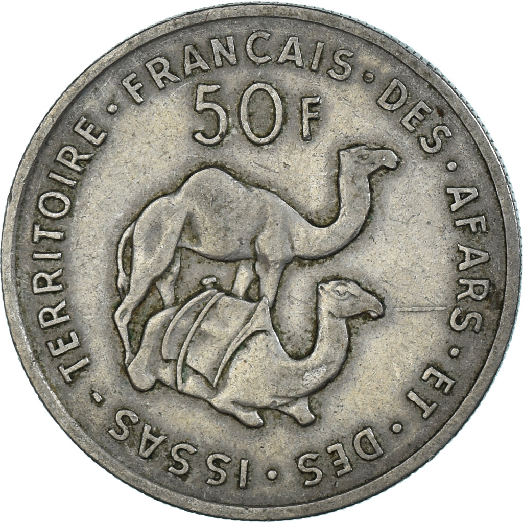 Moneta, AFARS E ISSAS FRANCESI, 50 Francs, 1970