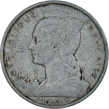 Moneta, Somali Francuskie, 5 Francs, 1959