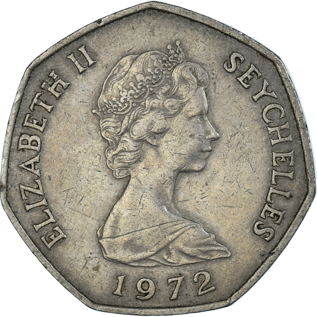 Monnaie, Seychelles, 5 Rupees, 1972