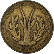 Moeda, Estados da África Ocidental, 5 Francs, 1960