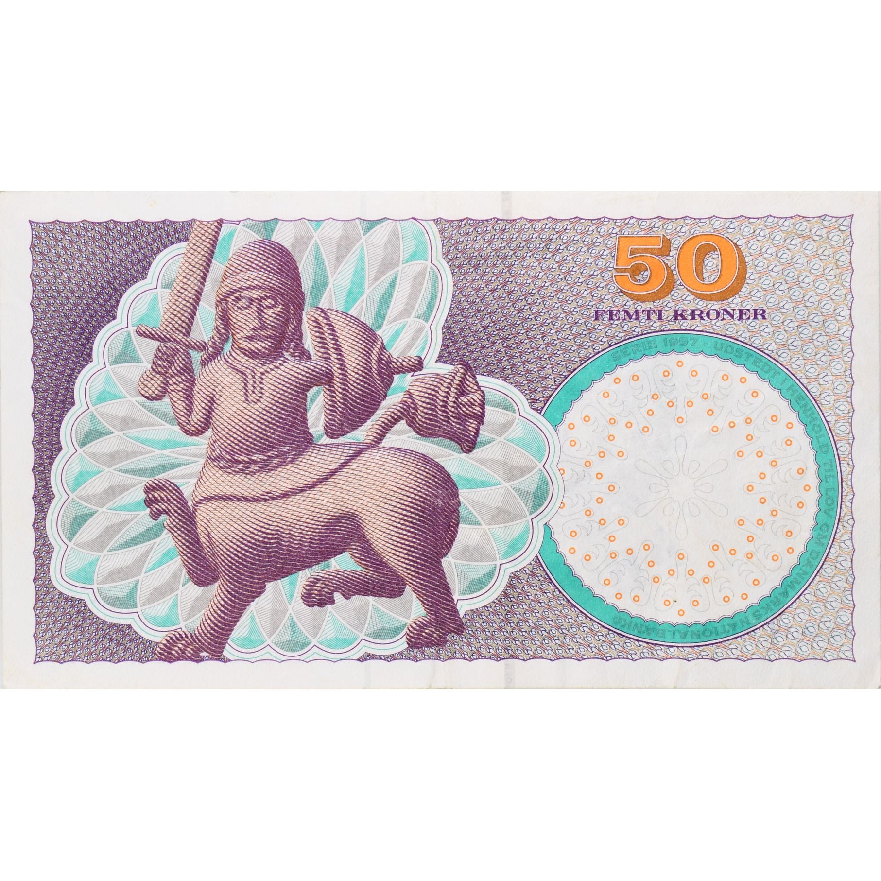 50 Kroner, Dinamarca, KM:55b, MBC
