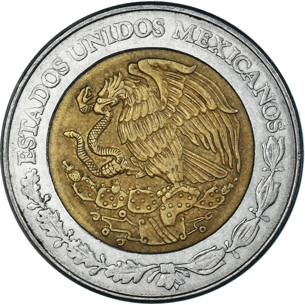 Moeda, México, 5 Pesos, 1998