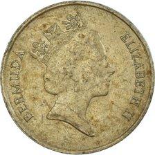 Moneta, Bermuda, Dollar, 1988