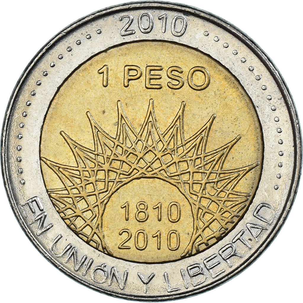 Monnaie, Argentine, Peso, 2010