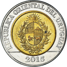 Moneda, Uruguay, 10 Pesos, 2015