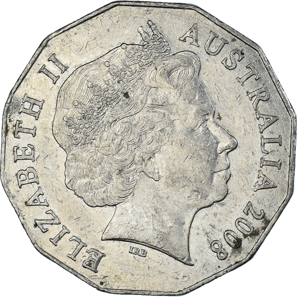 Moeda, Austrália, 50 Cents, 2008, EF(40-45)