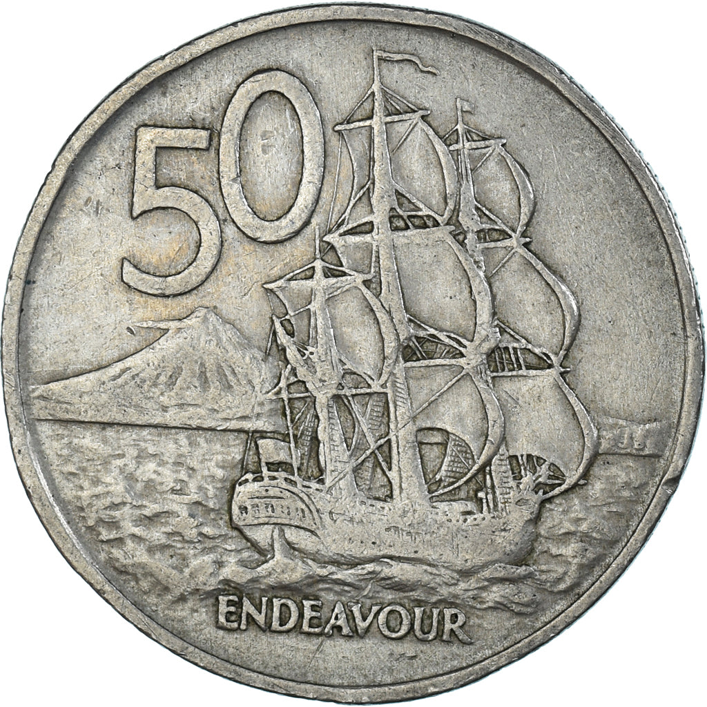 Moneta, Nowa Zelandia, 50 Cents, 1967