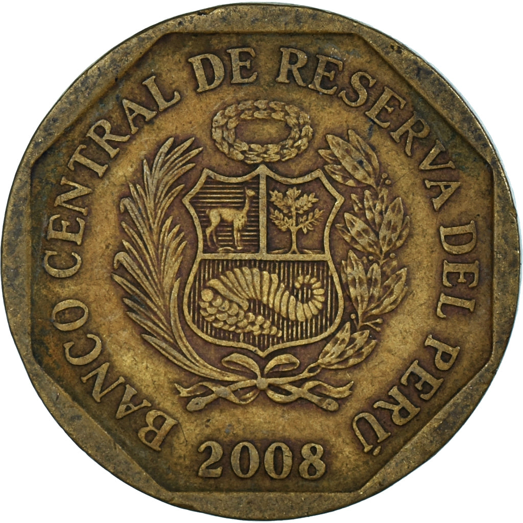 Monnaie, Pérou, 20 Centimos, 2008