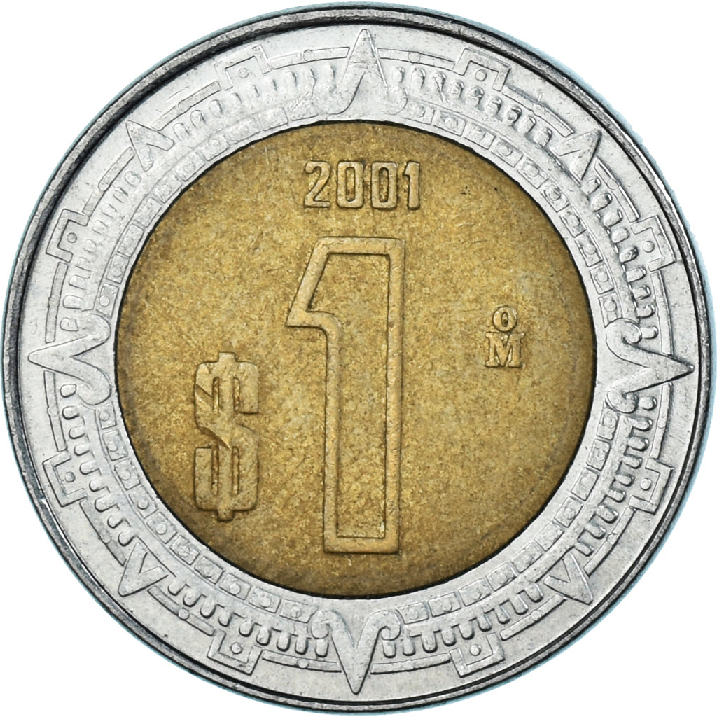 Moneta, Mexico, Peso, 2001