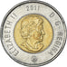 Moneta, Canada, 2 Dollars, 2011