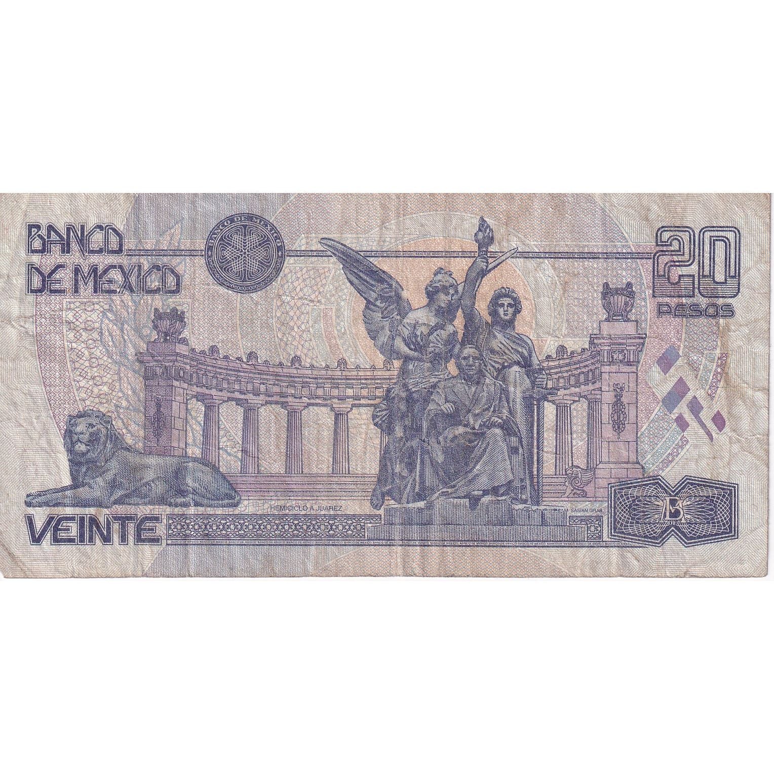 Mexiko, 20 Pesos, 1998, 1998-03-17, KM:106c, S+
