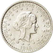 Brasile, 500 Reis, 1913, SPL, Argento, KM:512