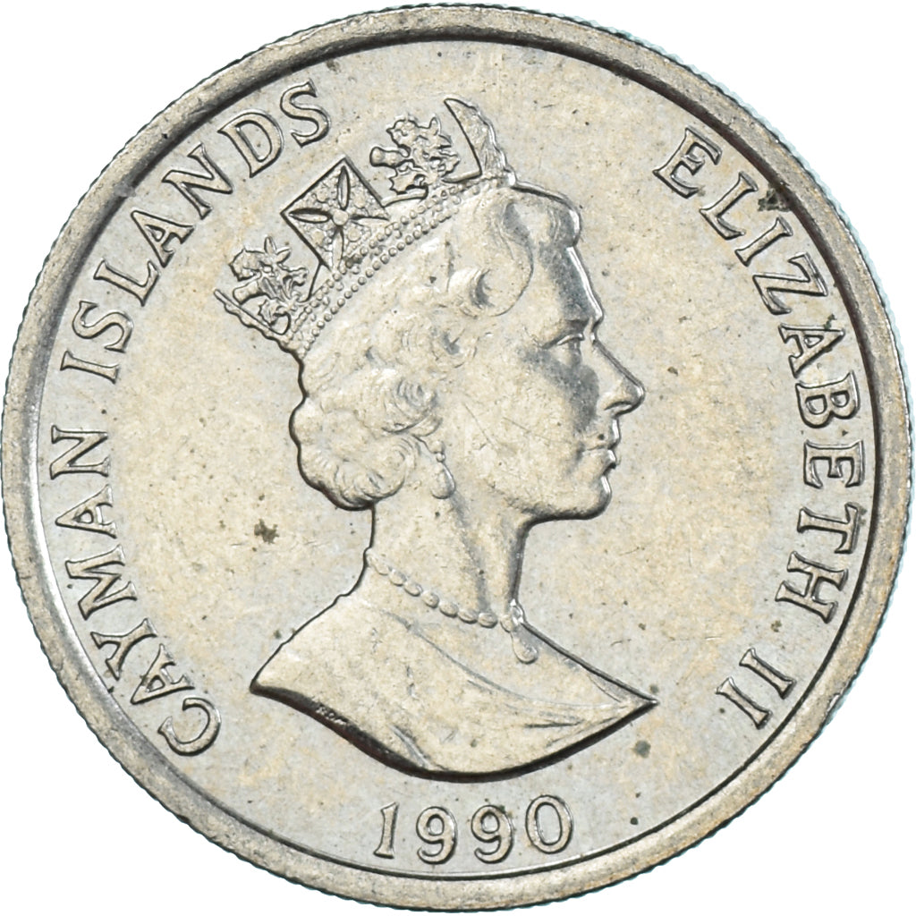 Moneta, Kajmany, 10 Cents, 1990