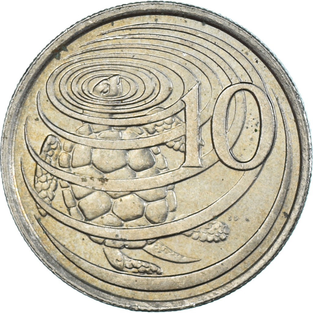 Moneta, Kajmany, 10 Cents, 1990