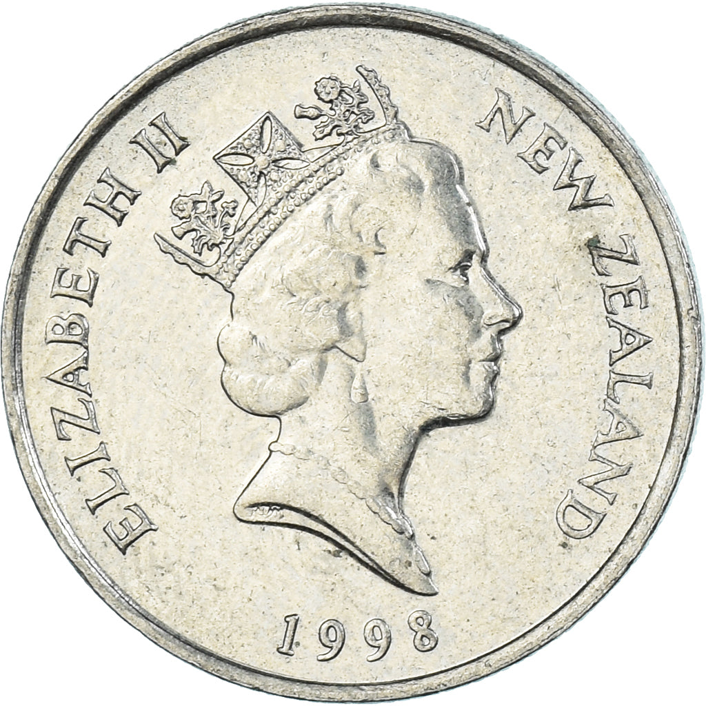 Monnaie, Nouvelle-Zélande, 5 Cents, 1998