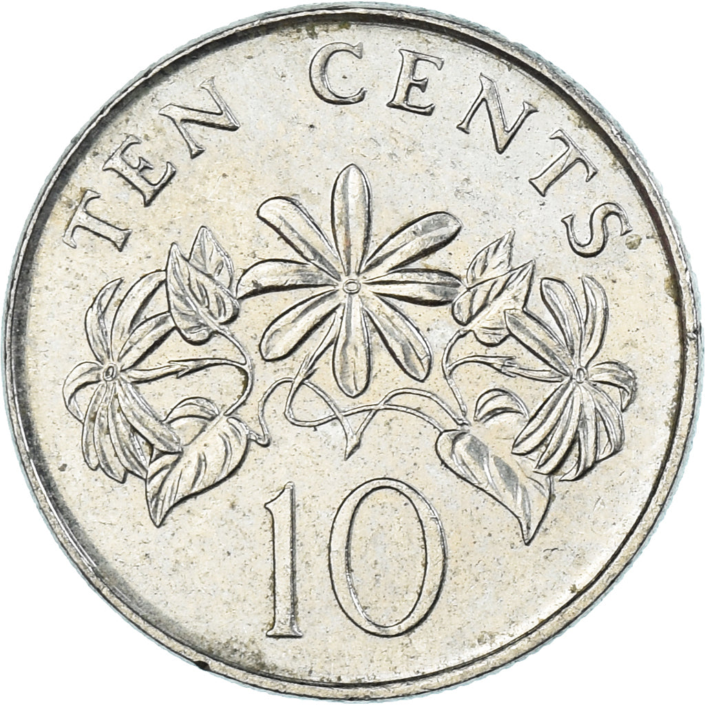 Moeda, Singapura, 10 Cents, 2009