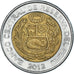 Moneda, Perú, 5 Nuevos Soles, 2012