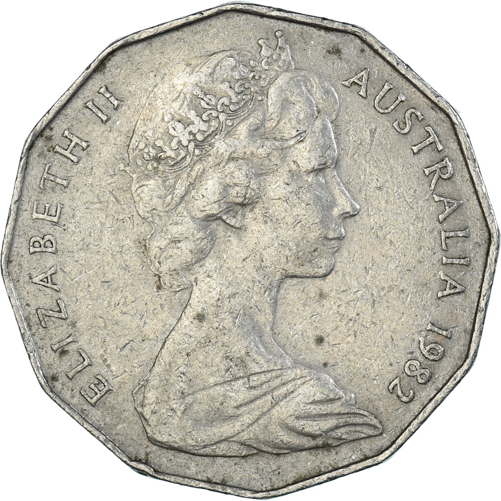 Moneta, Australia, 50 Cents, 1982