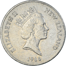 Monnaie, Nouvelle-Zélande, 20 Cents, 1986