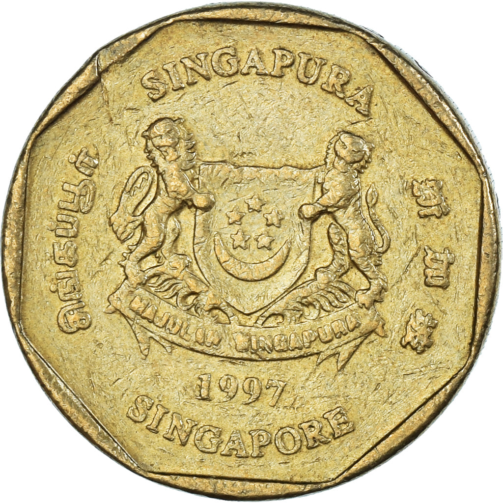 Monnaie, Singapour, Dollar, 1997