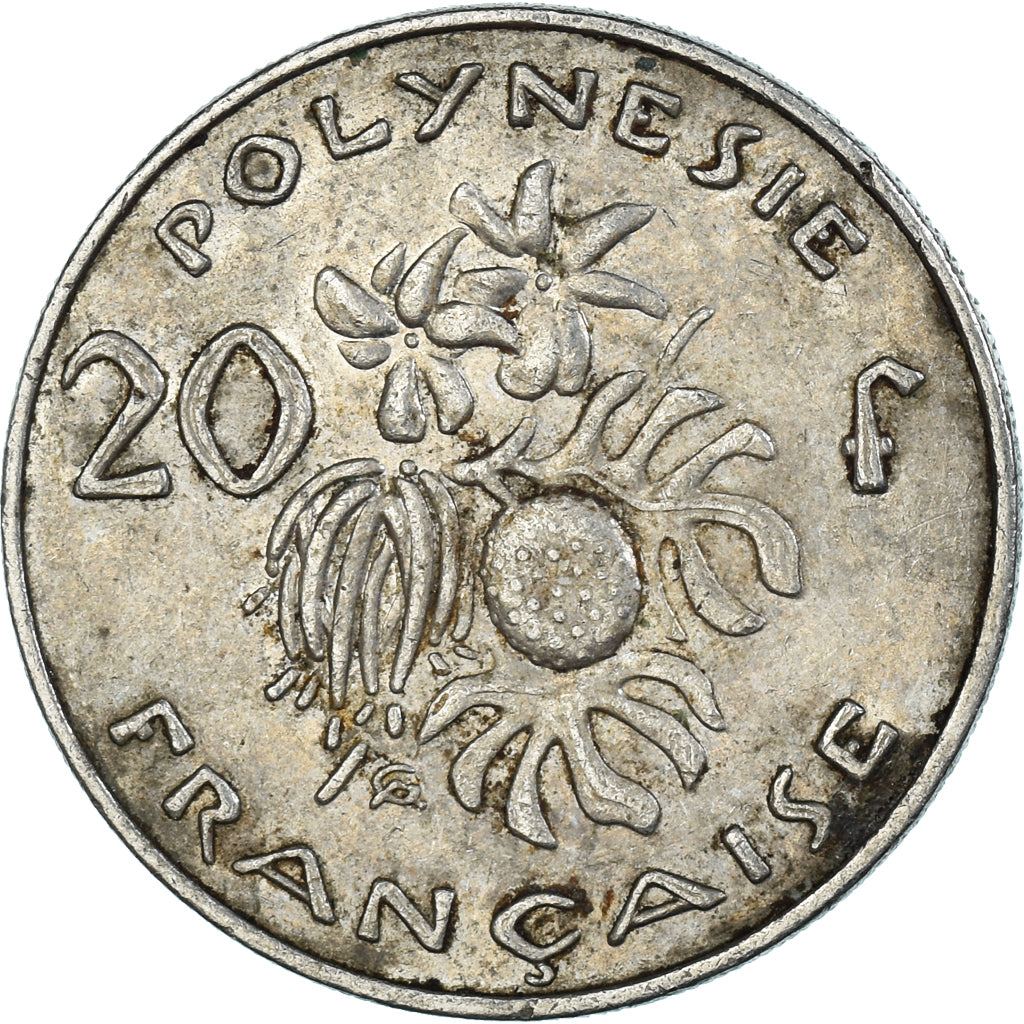 Coin, French Polynesia, 20 Francs, 2009