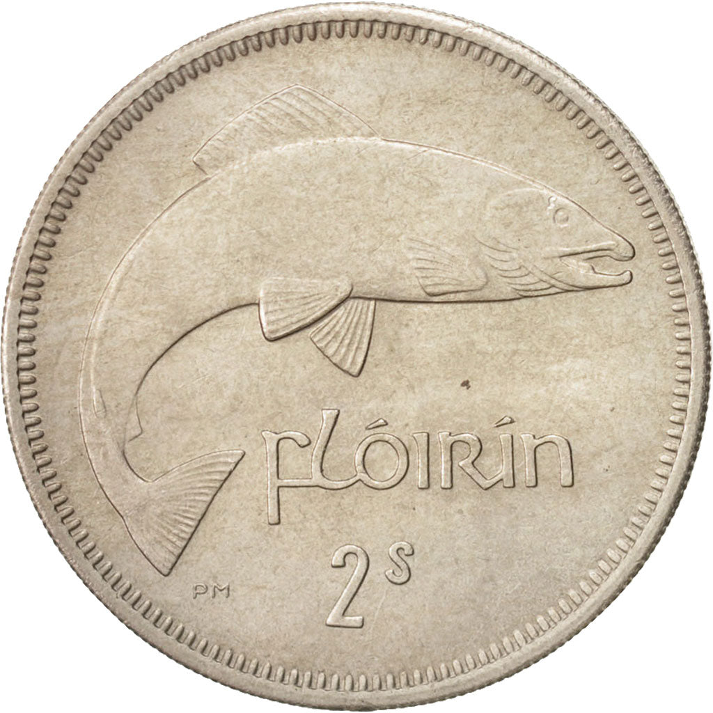 IRELAND REPUBLIC, Florin, 1964, MS(60-62), Copper-nickel, KM:15a