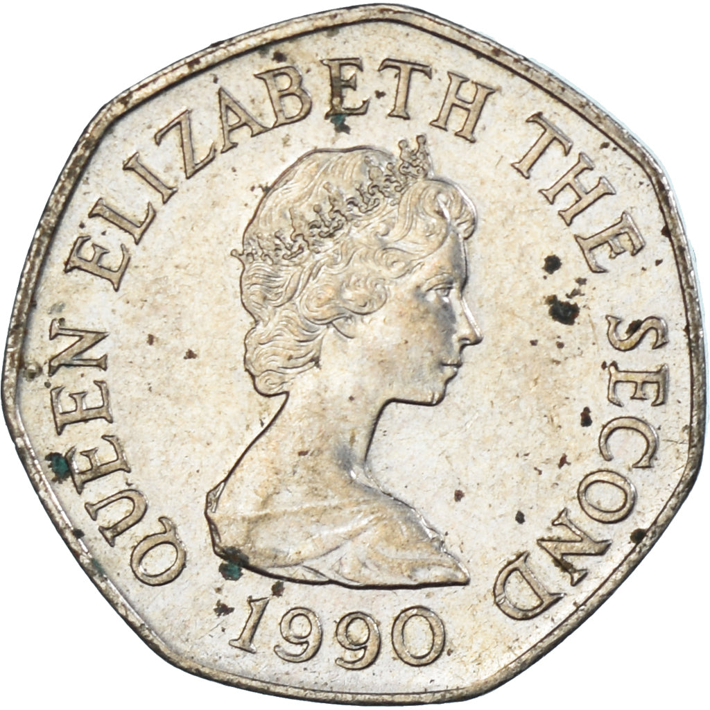 Moneta, Jersey, 20 Pence, 1990