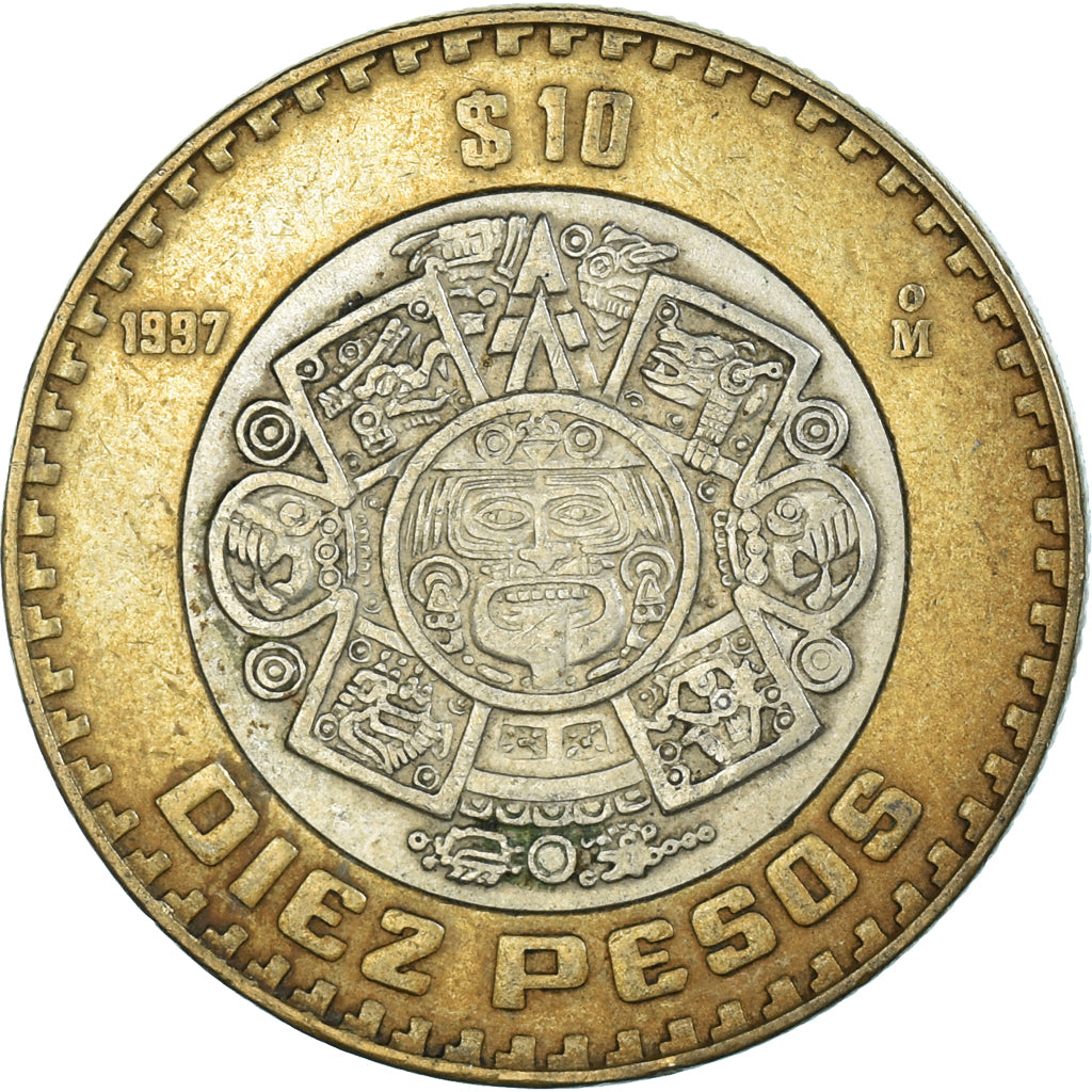 Monnaie, Mexique, 10 Pesos, 1997