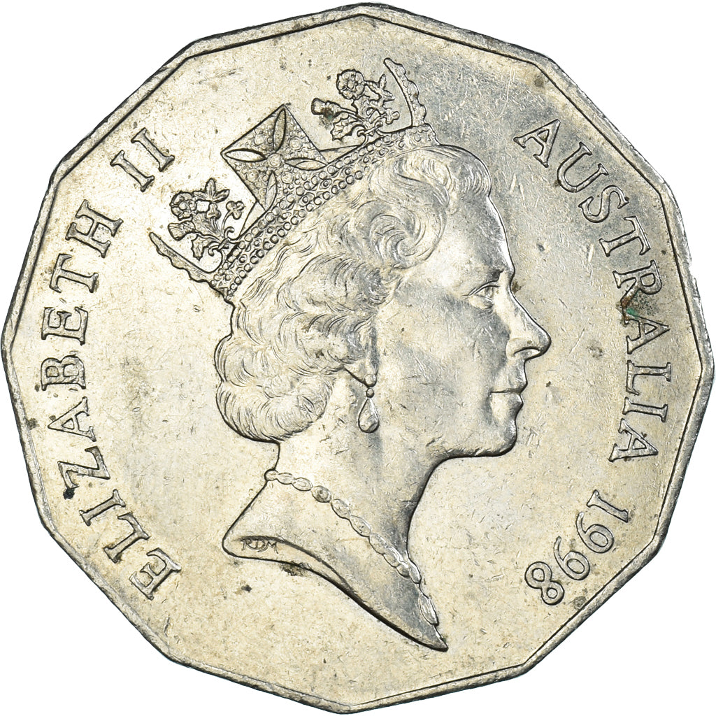 Moneta, Australia, 50 Cents, 1998