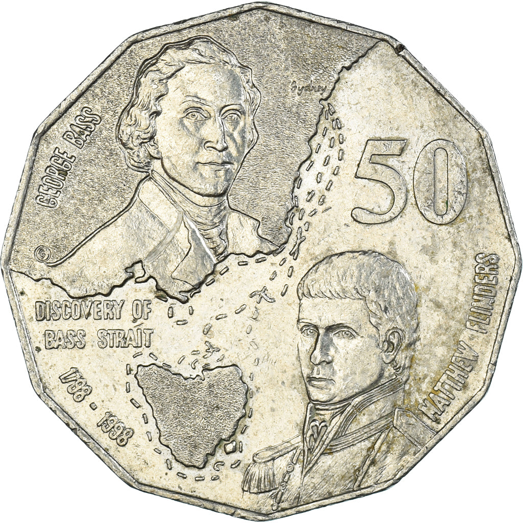 Moneta, Australia, 50 Cents, 1998