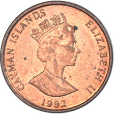 Monnaie, Îles Caïmans, Cent, 1992
